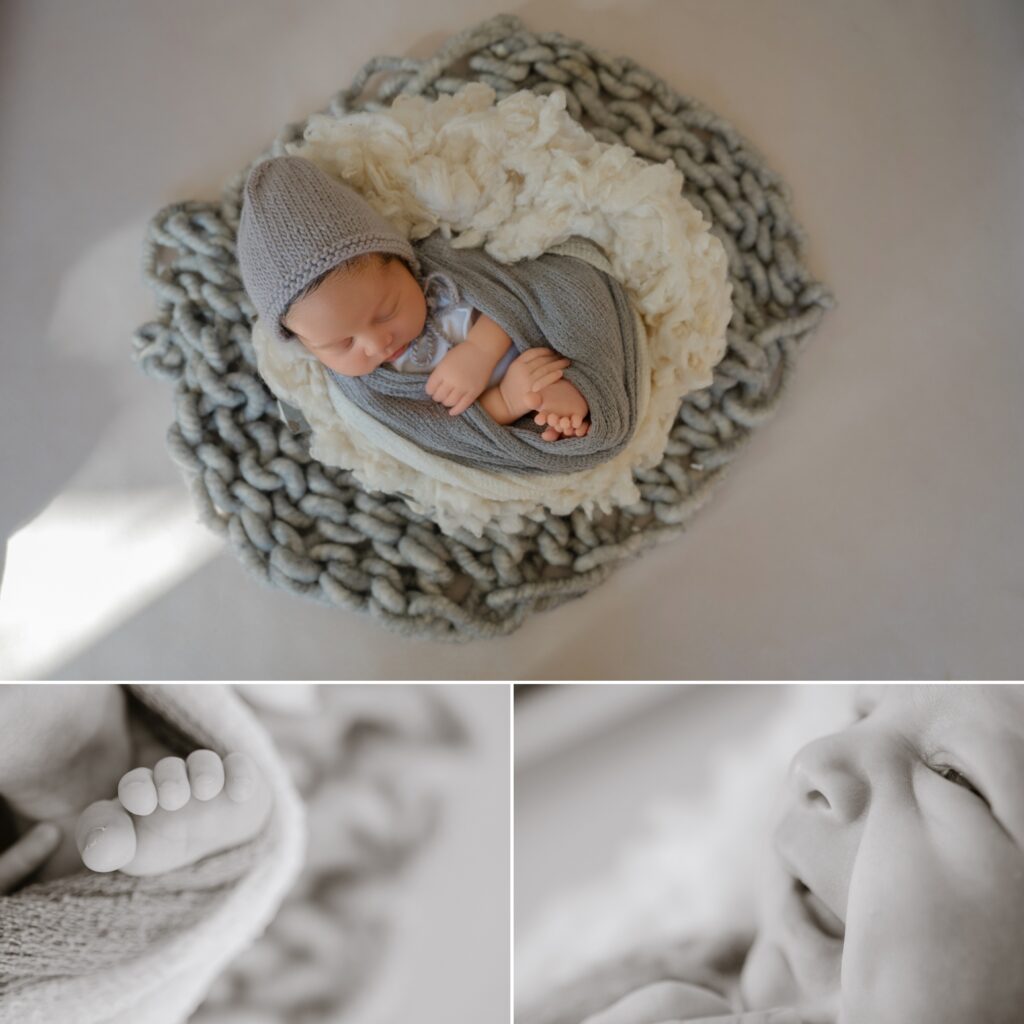 nj in home newborn session for baby boy